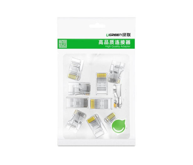UGREEN Wtyczka RJ45 Cat 6 50961 10-pak przezroczysta - 1501476 - zdjęcie 5